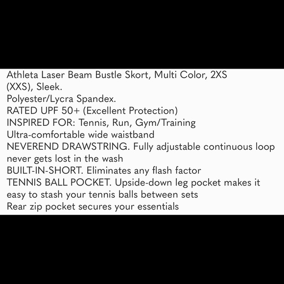 - Athleta tennis running skirt - Picture 13 of 13